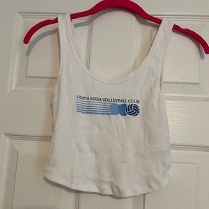 White hollister tank top. Size small
